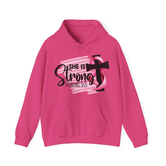 She is strong Unisex Heavy Blend™ Hooded Sweatshirt