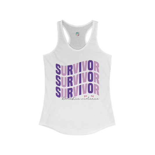 DV Survivor Women's Ideal Racerback Tank
