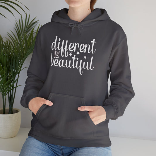 Different is Beautiful Unisex Heavy Blend™ Hooded Sweatshirt