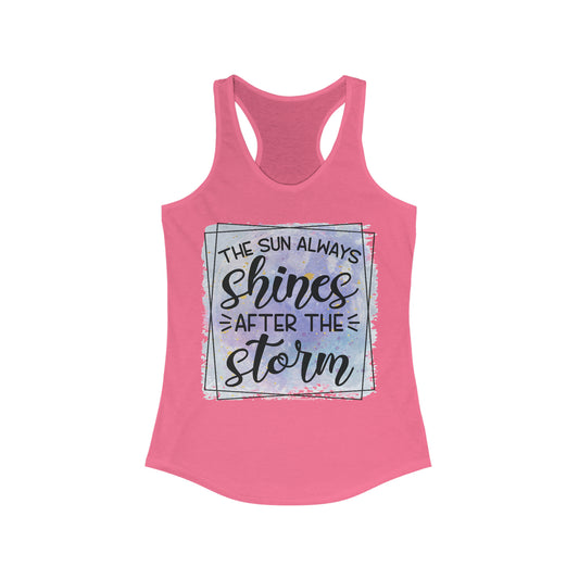 The Sun always shines Women's Ideal Racerback Tank