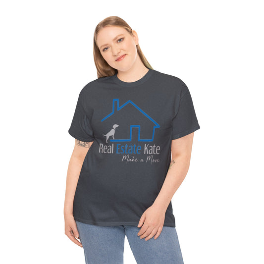 Custom Order Real Estate Kate Grey Unisex Heavy Cotton Tee