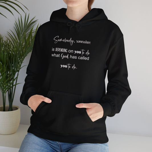 Somebody, Somewhere Unisex Heavy Blend™ Hooded Sweatshirt