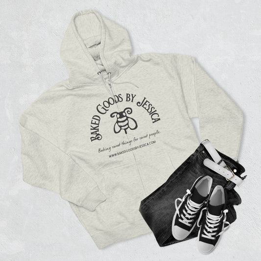 Custom Order  Baked Goods by Jessica Unisex Premium Full Zip Hoodie