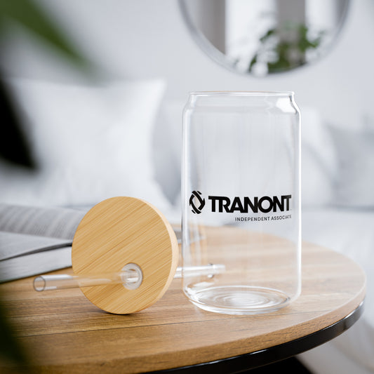Tranont Black Sipper Glass, 16oz
