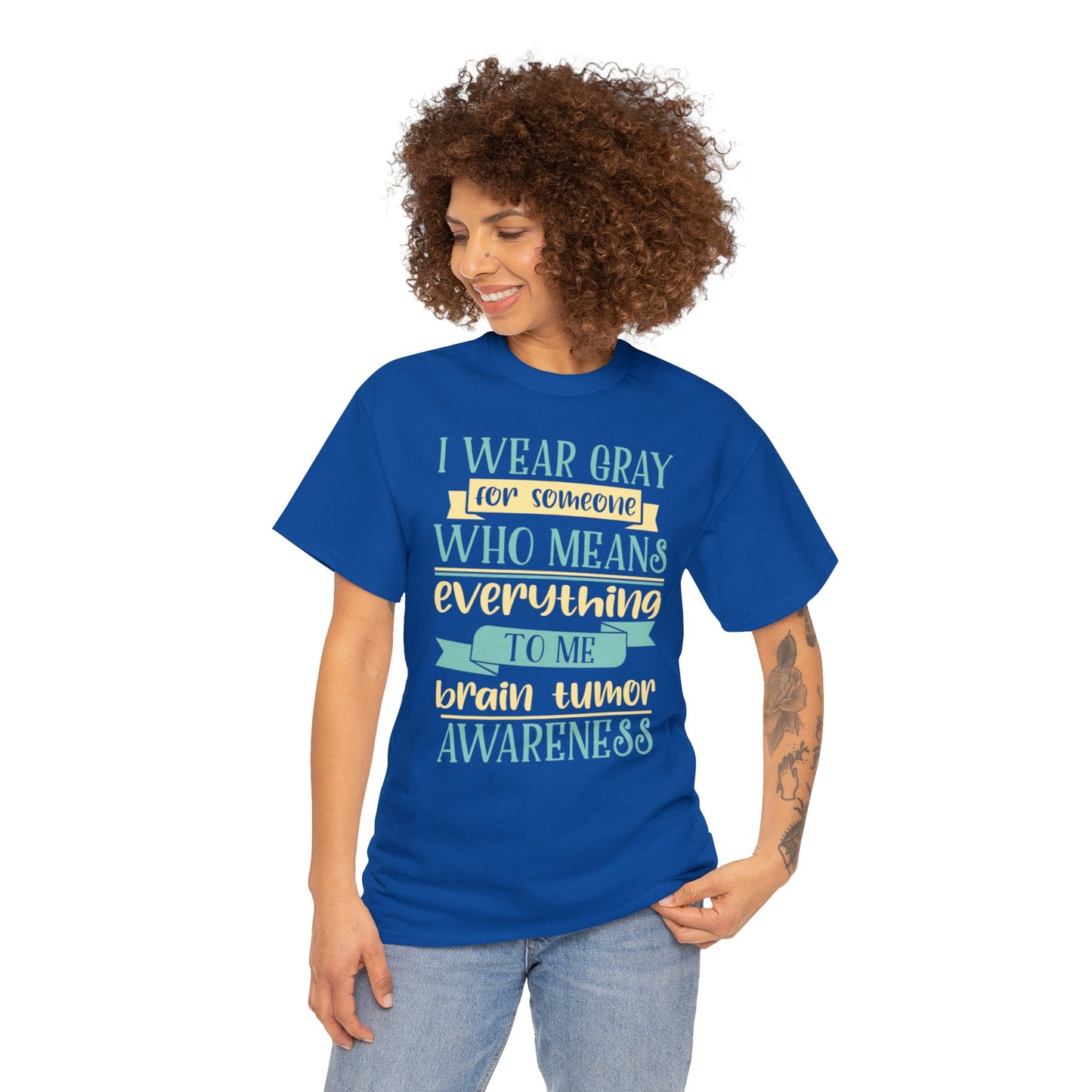 Brain Cancer 2 Unisex Heavy Cotton Tee