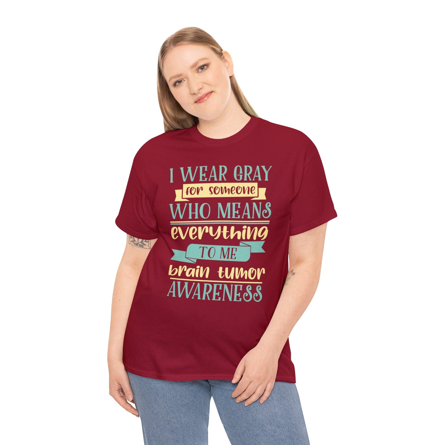 Brain Cancer 2 Unisex Heavy Cotton Tee