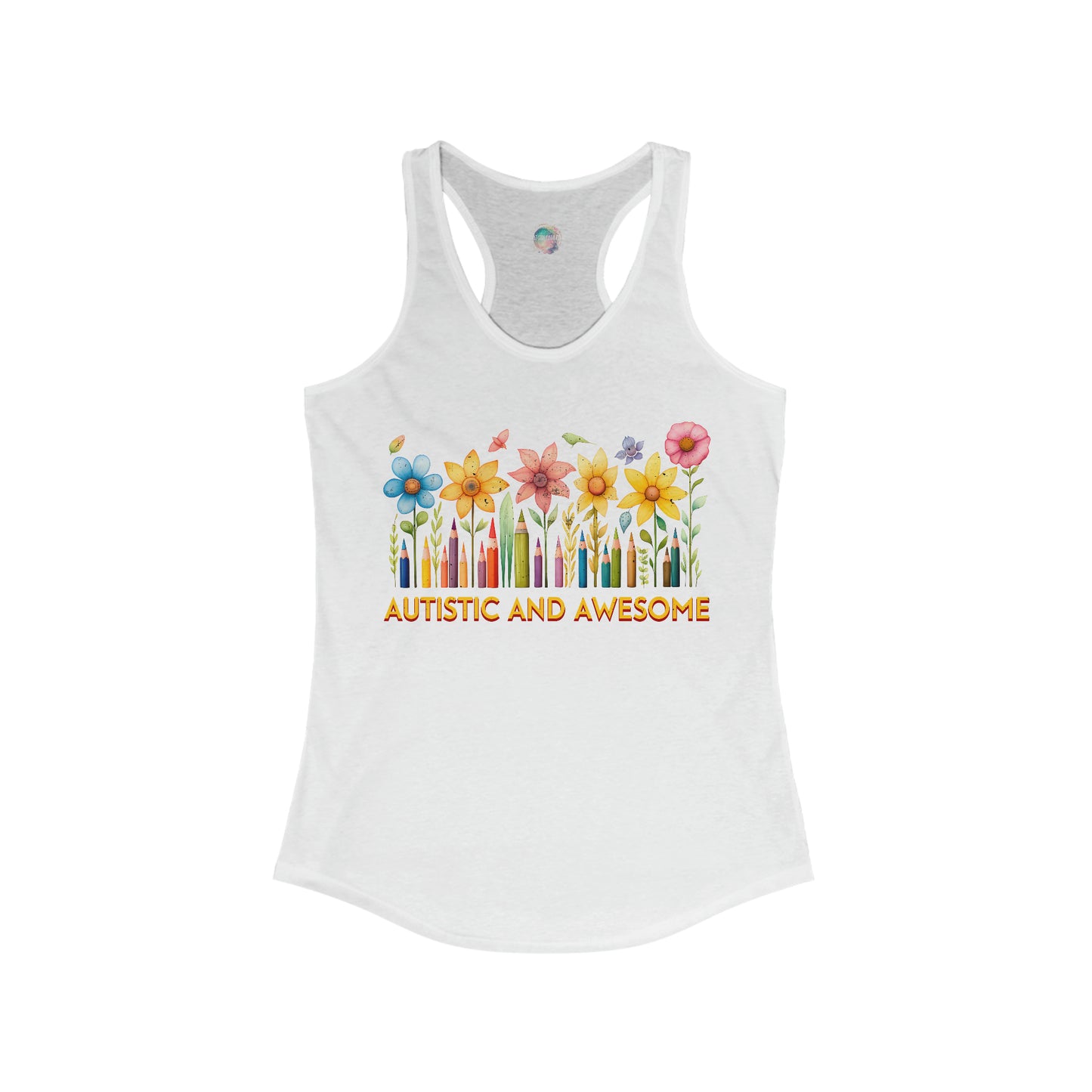 Autistic and Awesome Women's Ideal Racerback Tank