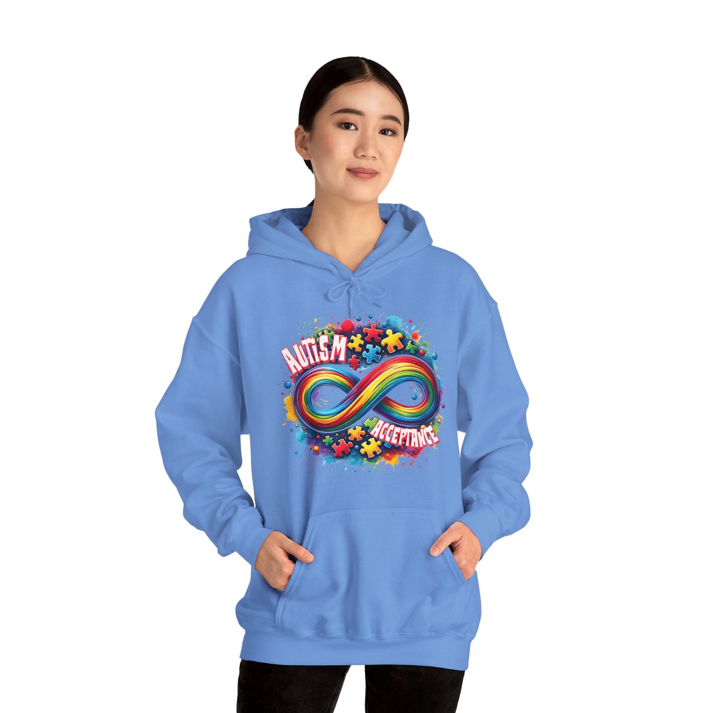 Autism Acceptance Unisex Heavy Blend™ Hooded Sweatshirt