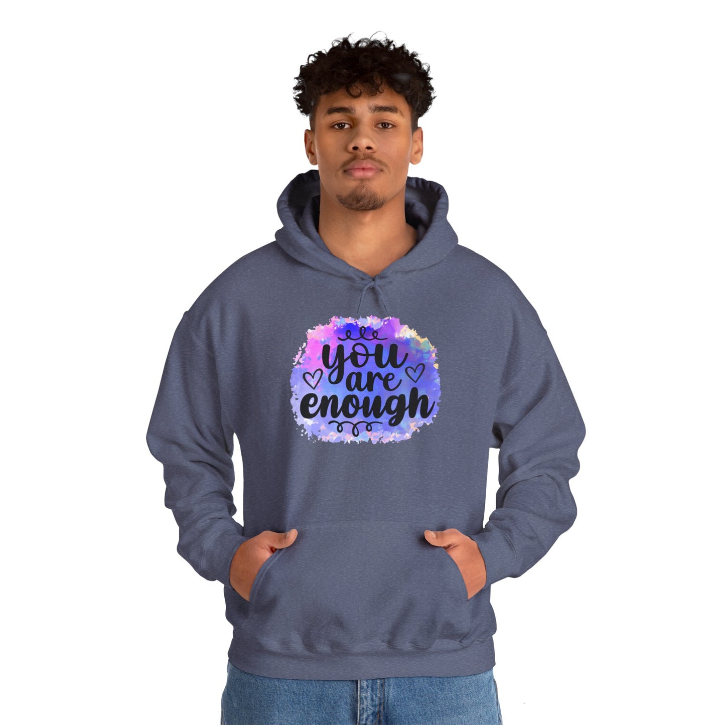 You are enough Unisex Heavy Blend™ Hooded Sweatshirt