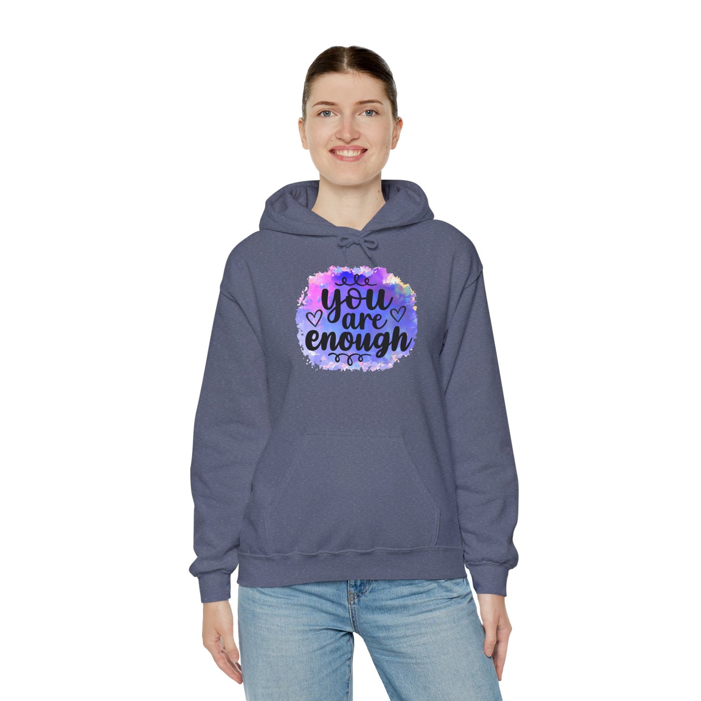 You are enough Unisex Heavy Blend™ Hooded Sweatshirt