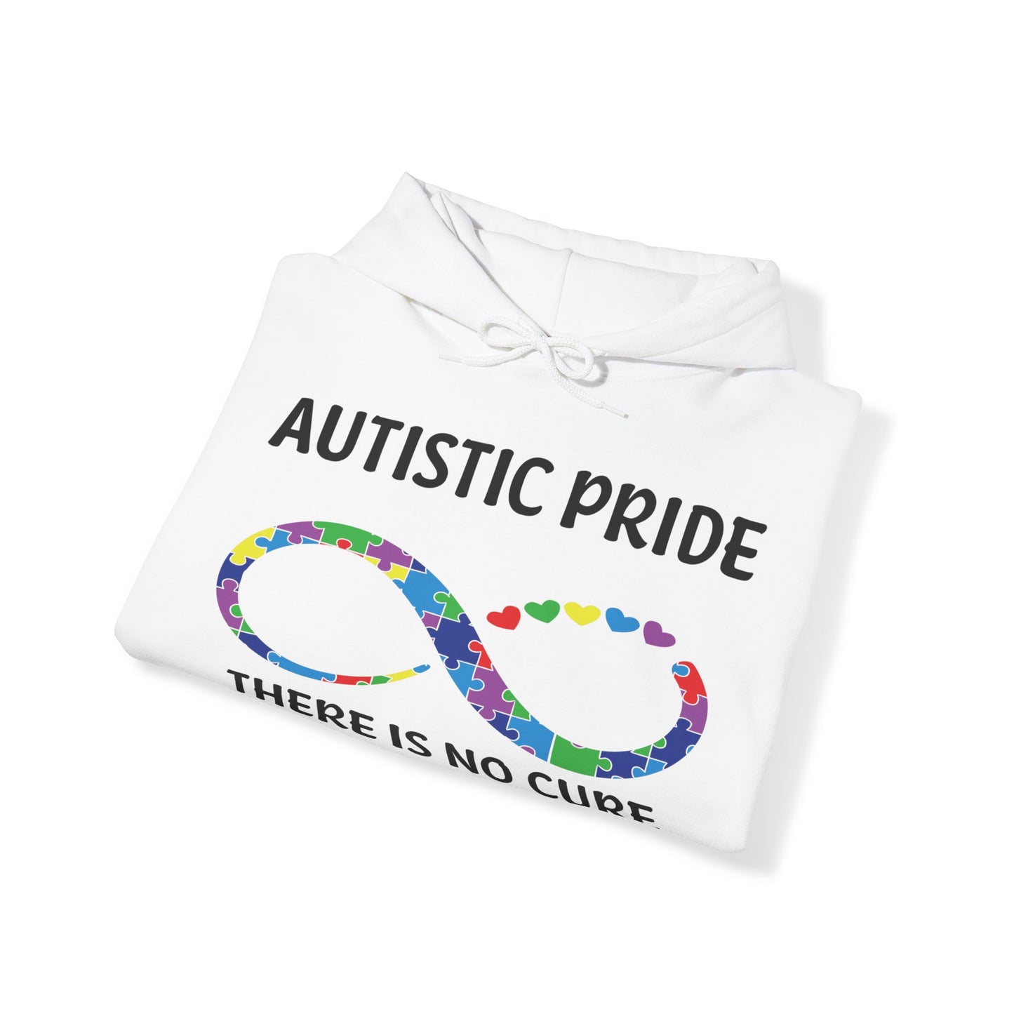 Autistic Pride (Double Sleeve Design) Unisex Heavy Blend™ Hooded Sweatshirt