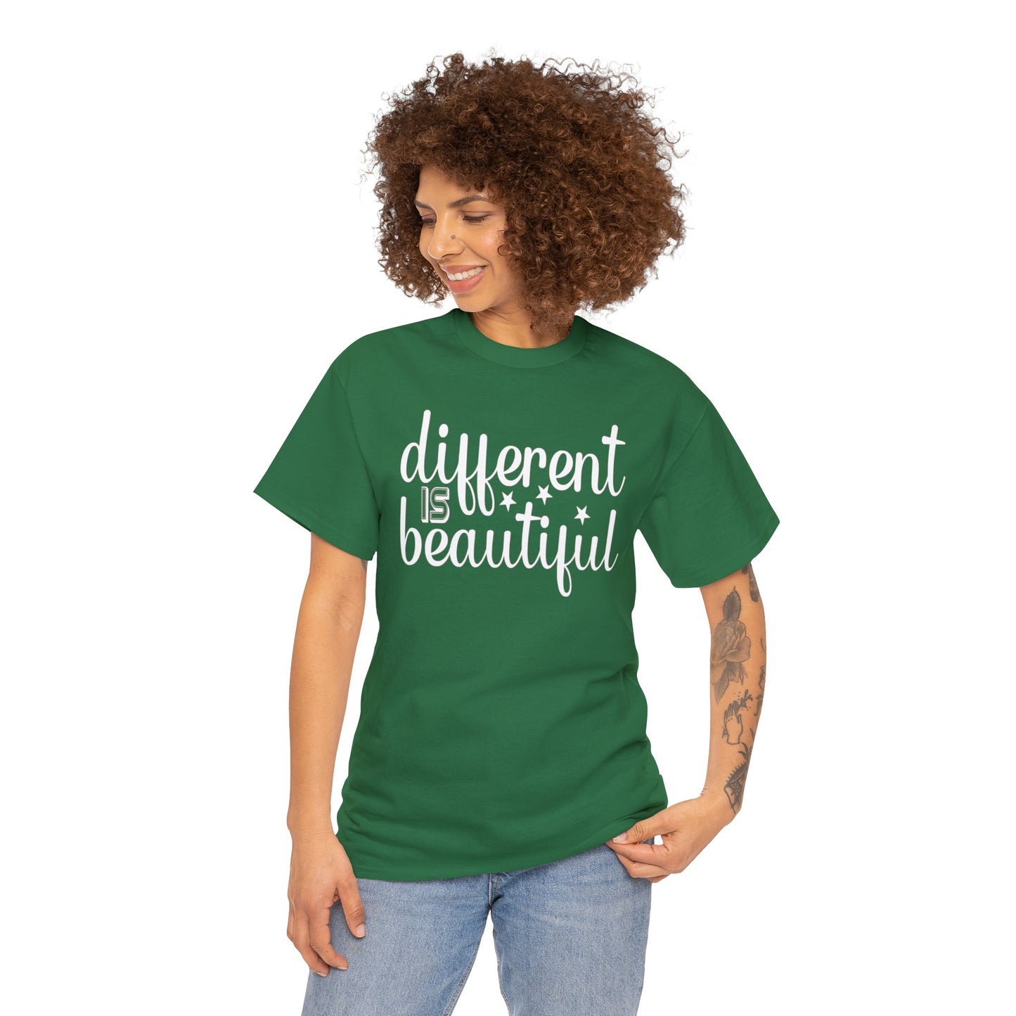 Different is Beautiful Unisex Heavy Cotton Tee