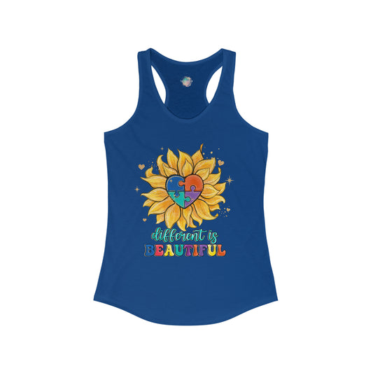 Different is beautiful Women's Ideal Racerback Tank