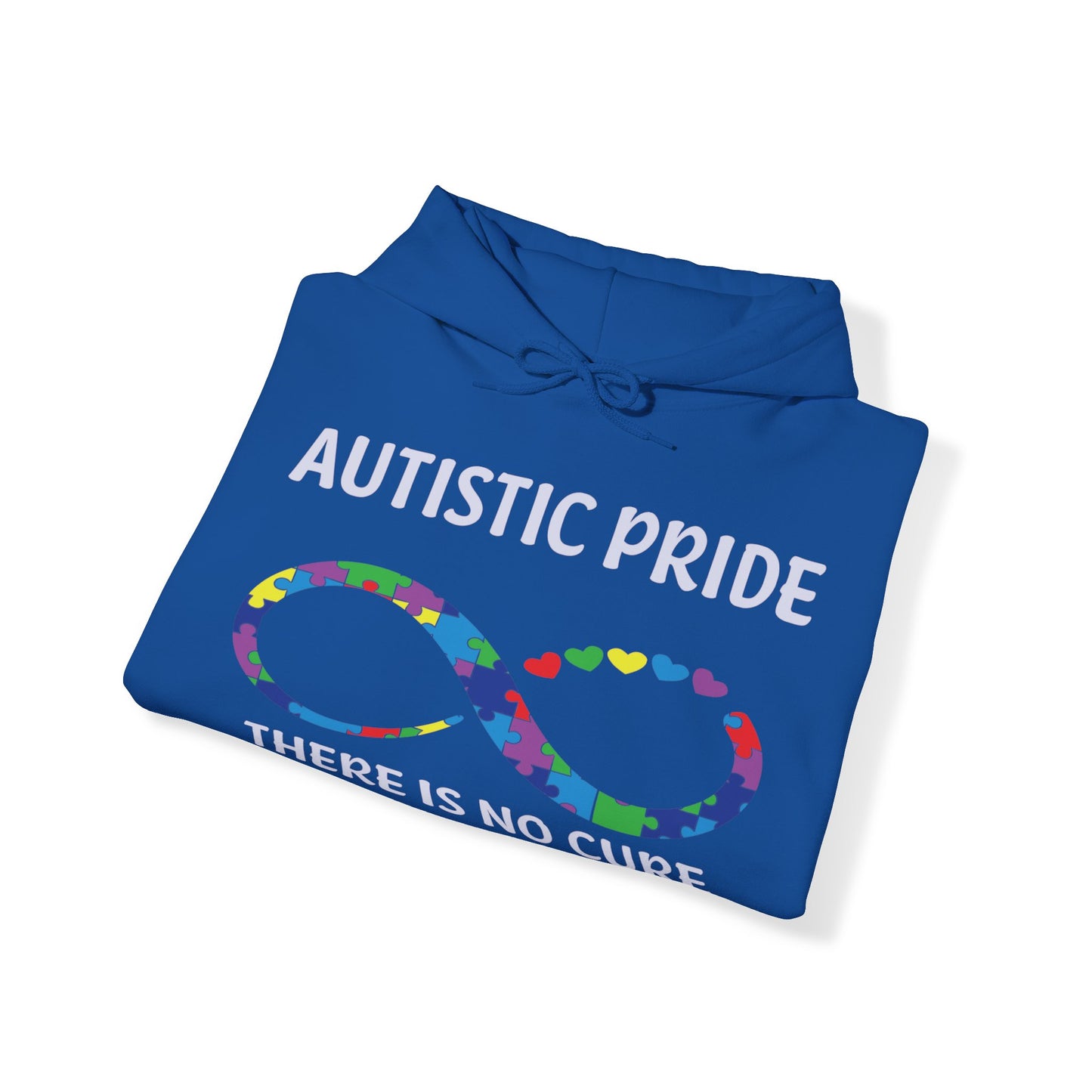 Autistic Pride (Double Sleeve Design) Unisex Heavy Blend™ Hooded Sweatshirt