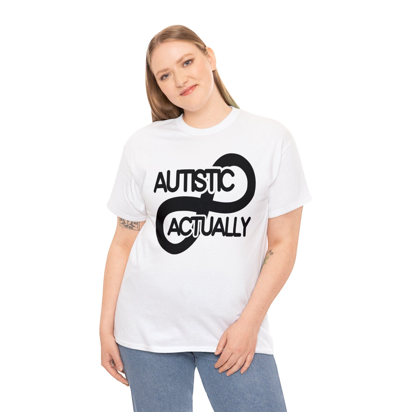 Actually Autistic Unisex Heavy Cotton Tee