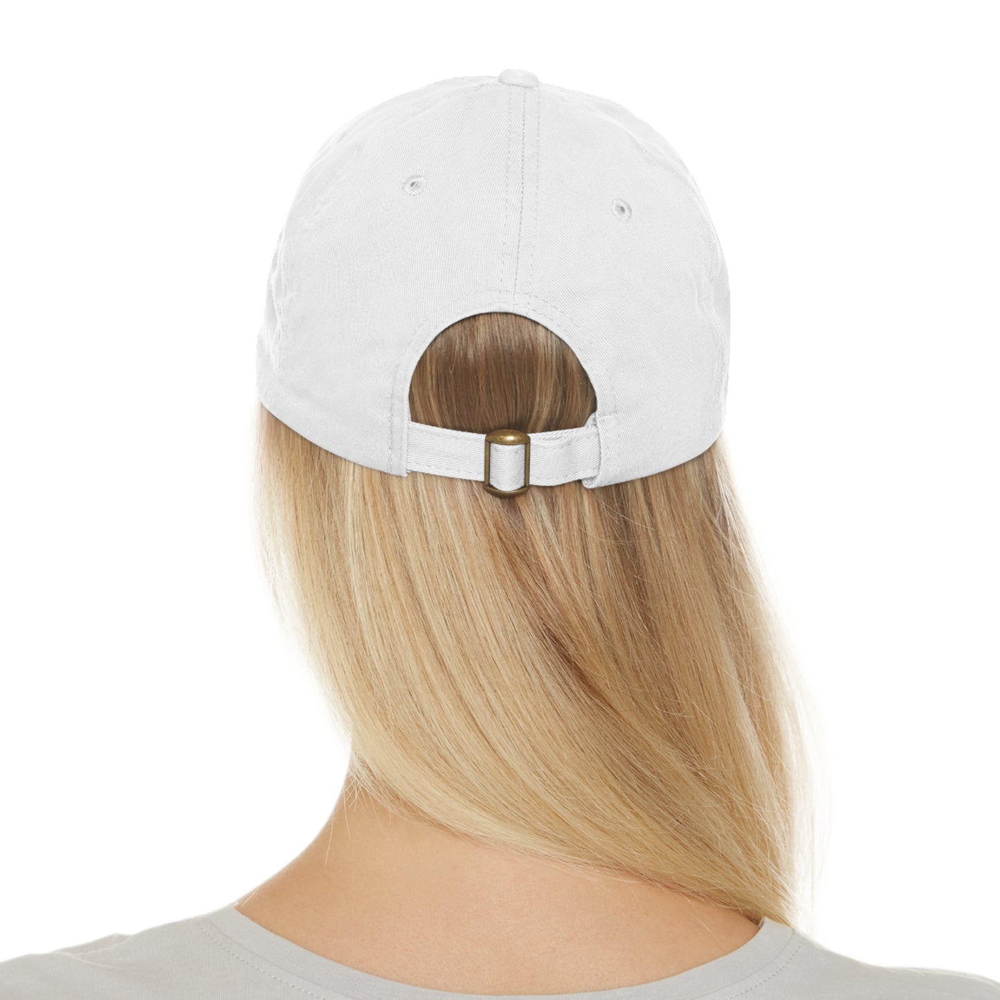 Autism Accept Dad Hat with Leather Patch (Rectangle)