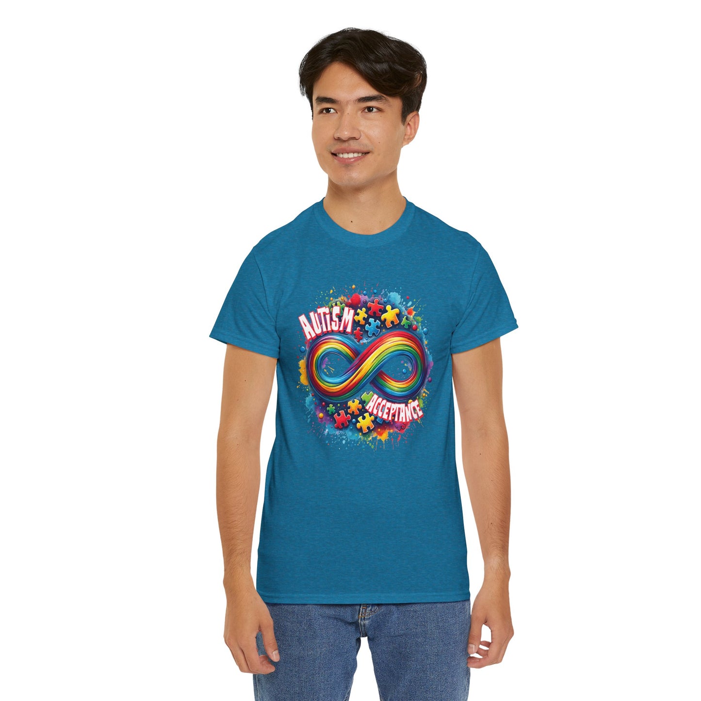 Autism Acceptance Unisex Heavy Cotton Tee