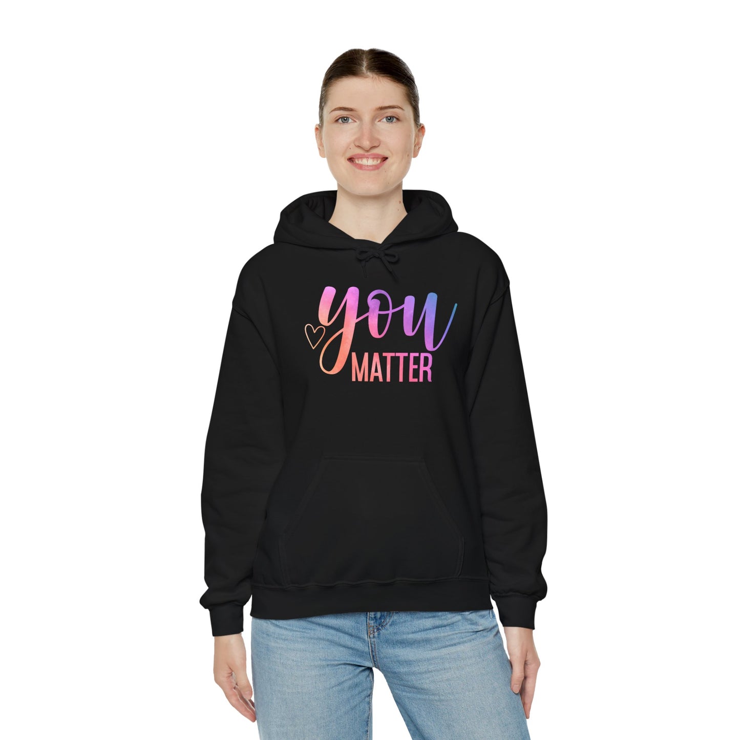 You Matter Unisex Heavy Blend™ Hooded Sweatshirt