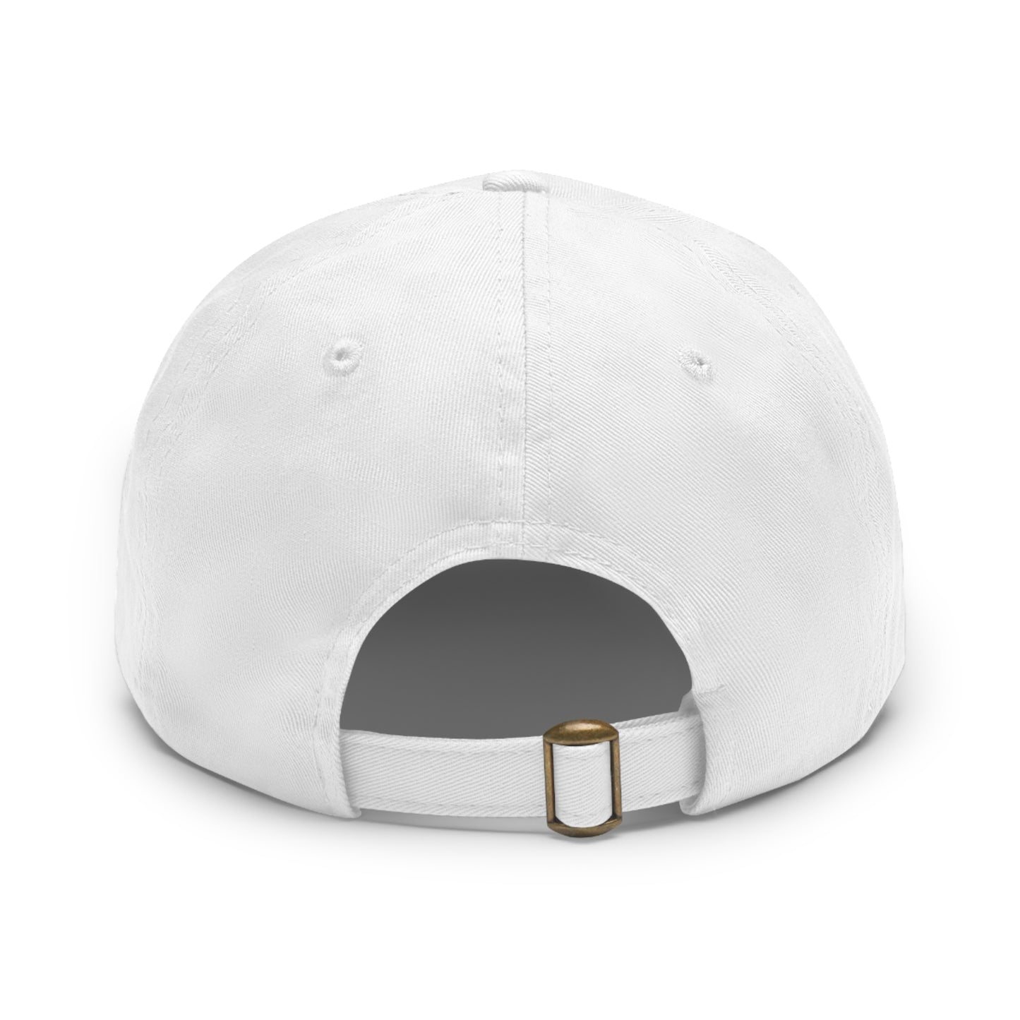 Autism Accept Dad Hat with Leather Patch (Rectangle)