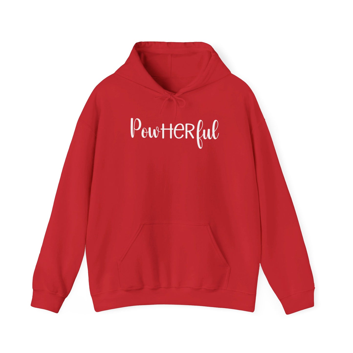 PowHERful double sided Unisex Heavy Blend™ Hooded Sweatshirt