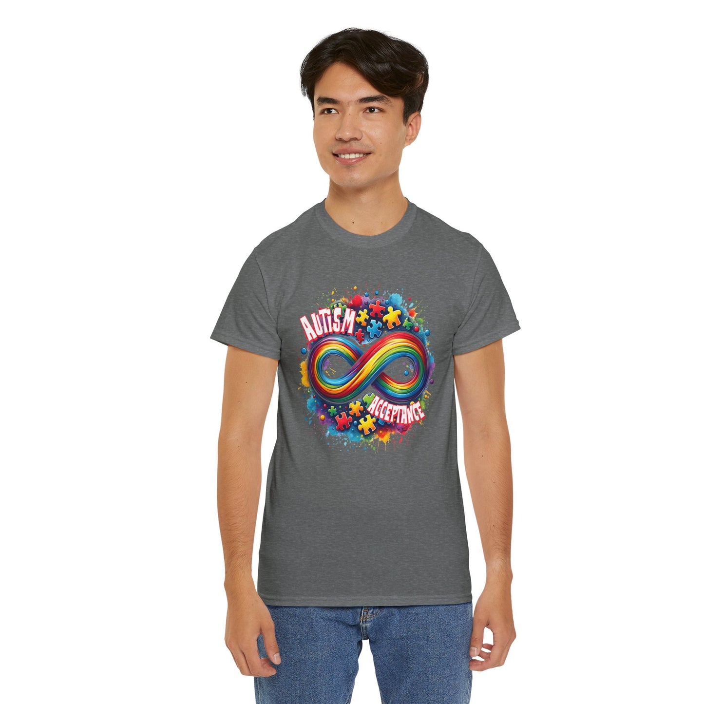 Autism Acceptance Unisex Heavy Cotton Tee