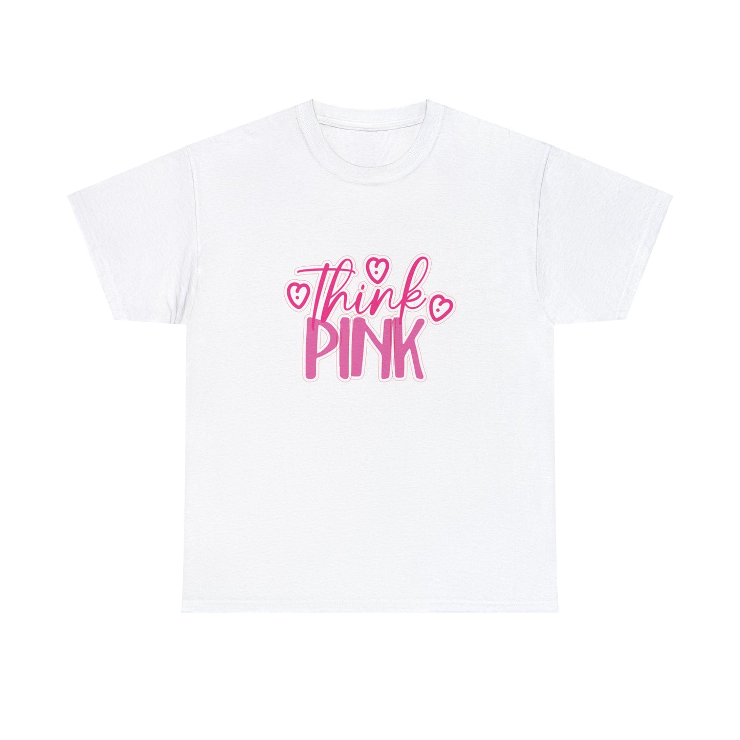 Think Pink Unisex Heavy Cotton Tee