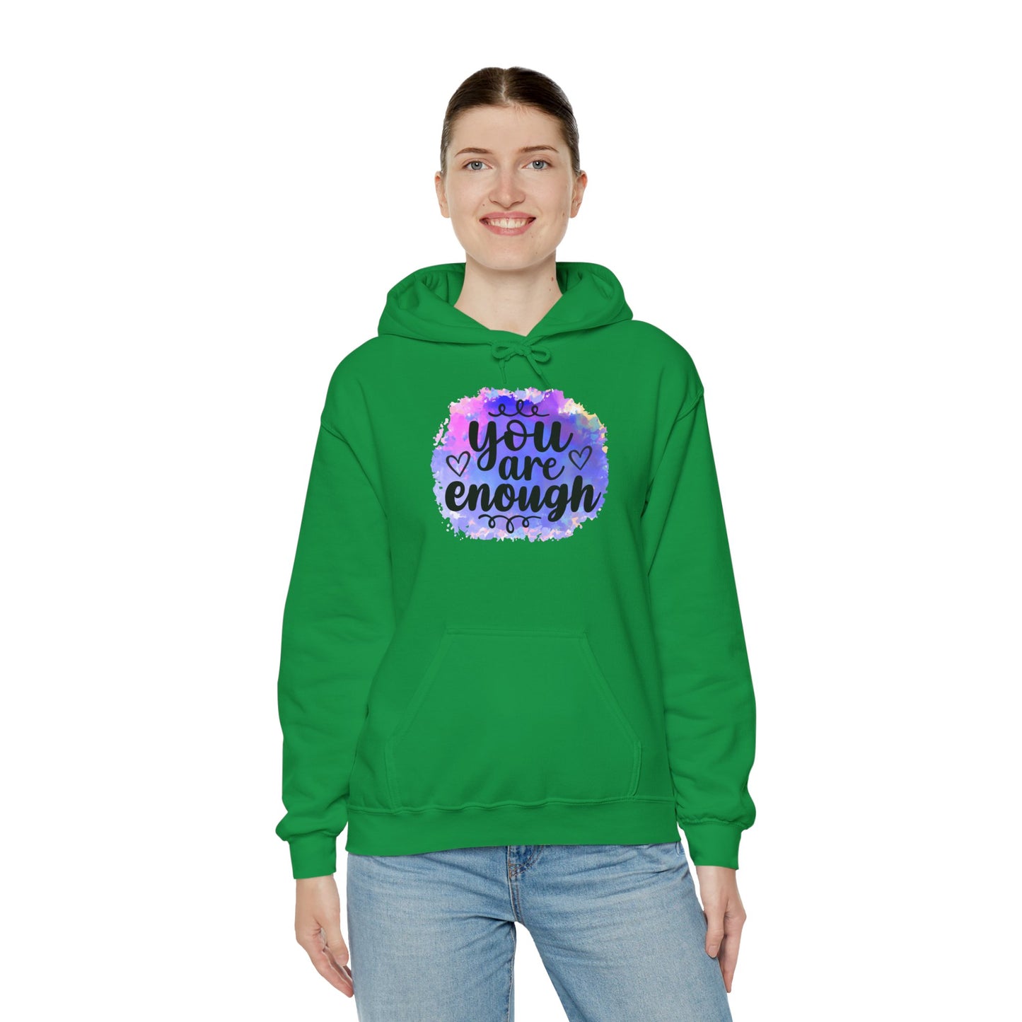 You are enough Unisex Heavy Blend™ Hooded Sweatshirt