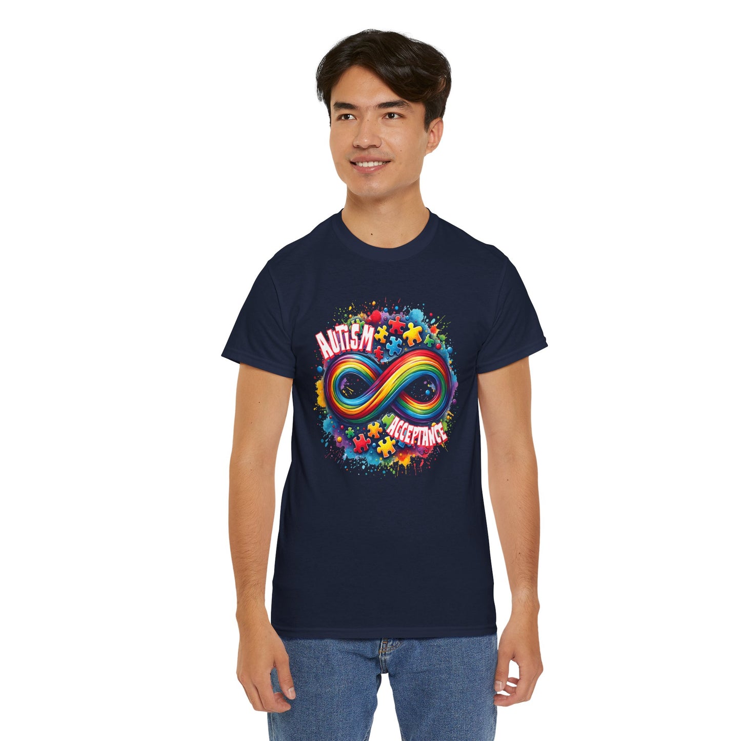 Autism Acceptance Unisex Heavy Cotton Tee