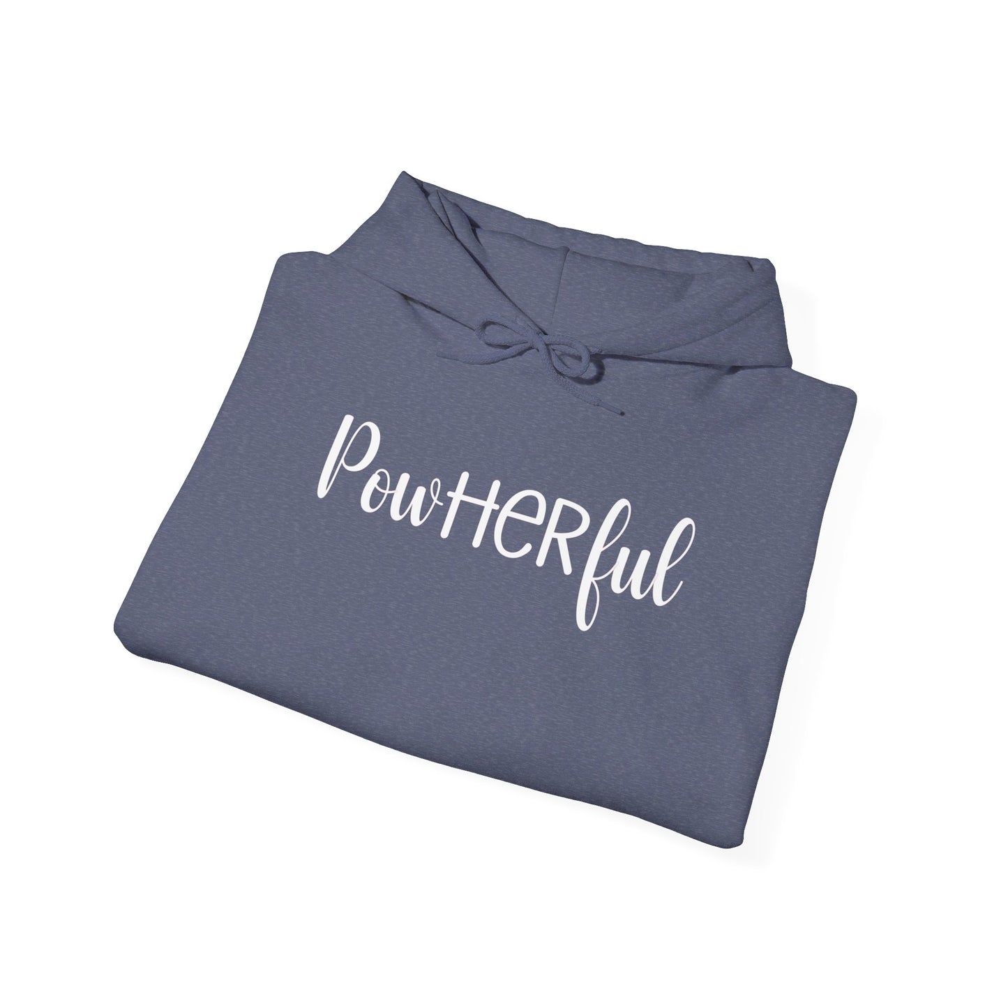 PowHERful double sided Unisex Heavy Blend™ Hooded Sweatshirt