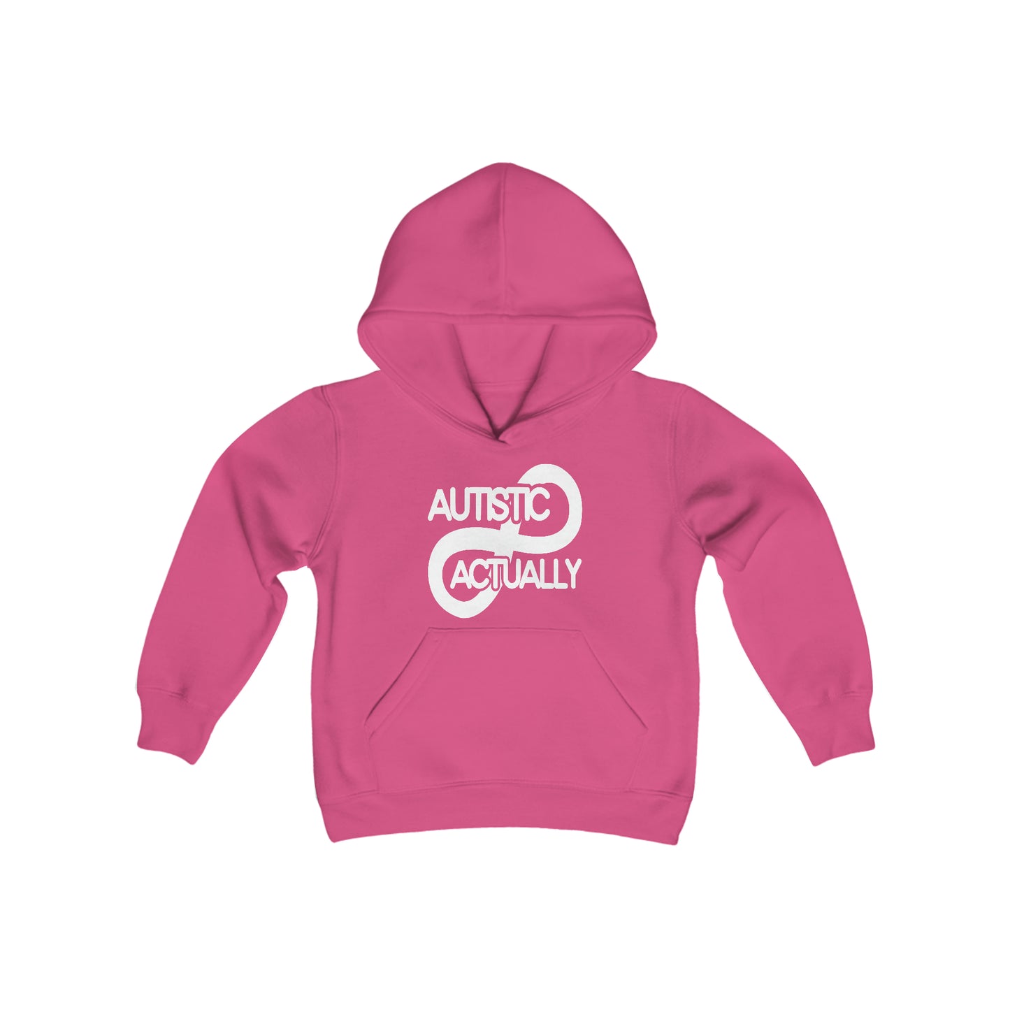 Actually Autistic Youth Heavy Blend Hooded Sweatshirt