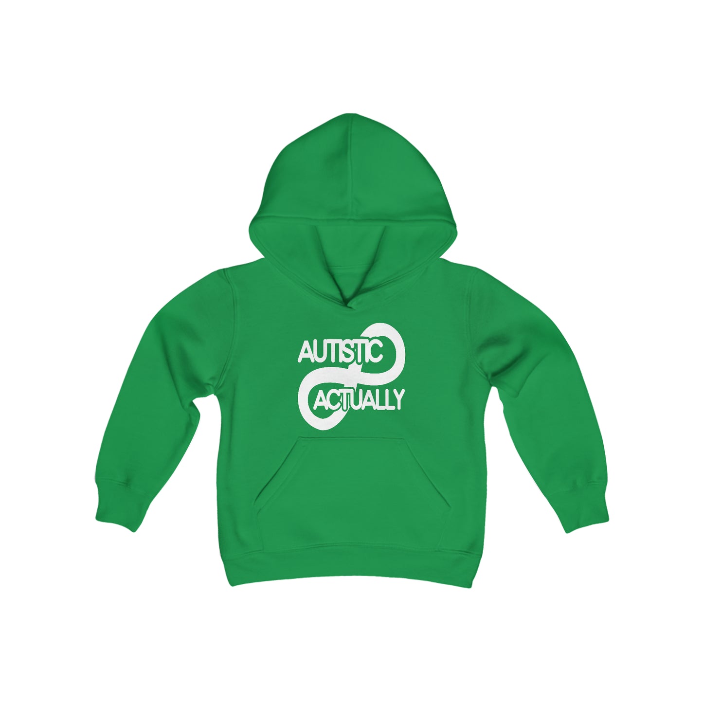 Actually Autistic Youth Heavy Blend Hooded Sweatshirt