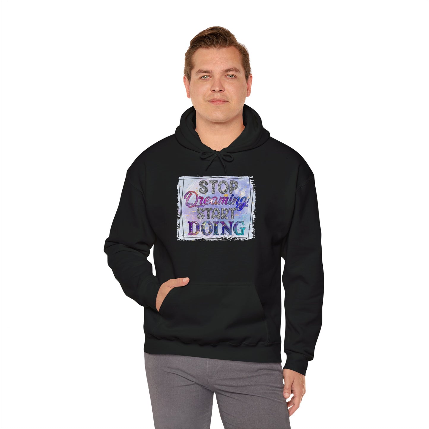 Stop Dreaming Unisex Heavy Blend™ Hooded Sweatshirt