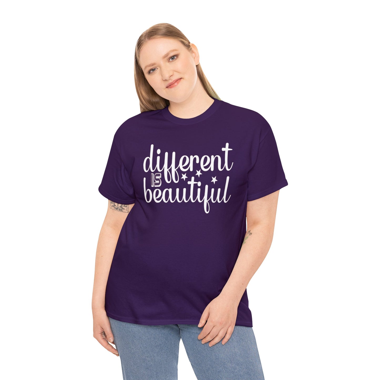 Different is Beautiful Unisex Heavy Cotton Tee