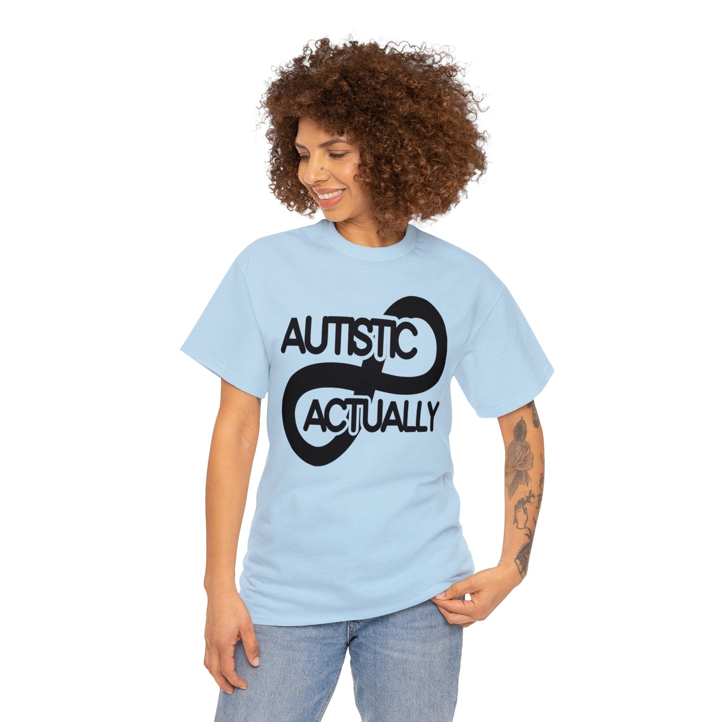 Actually Autistic Unisex Heavy Cotton Tee