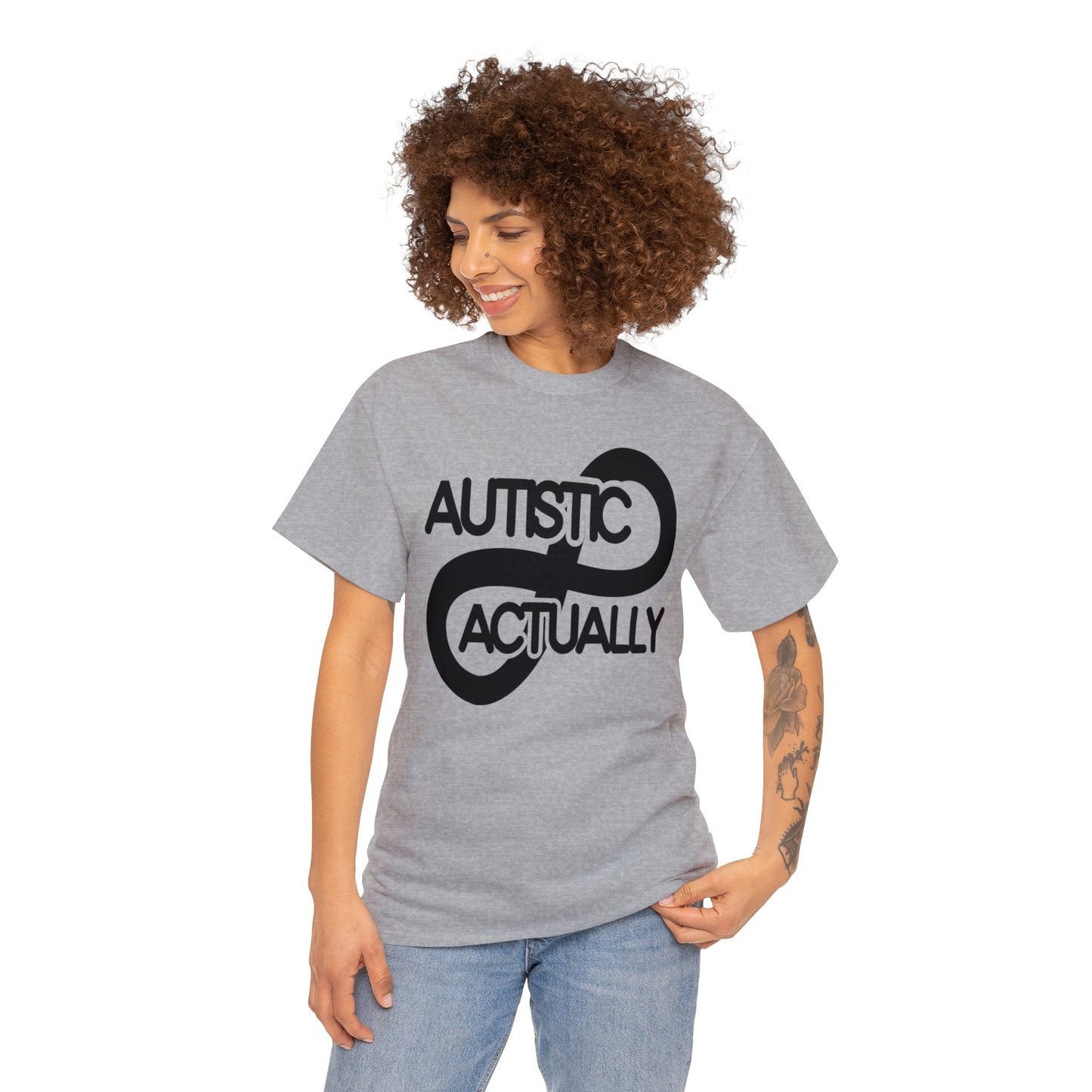 Actually Autistic Unisex Heavy Cotton Tee