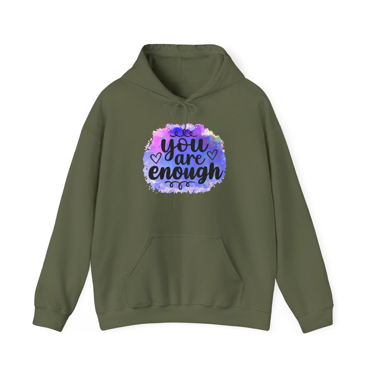 You are enough Unisex Heavy Blend™ Hooded Sweatshirt