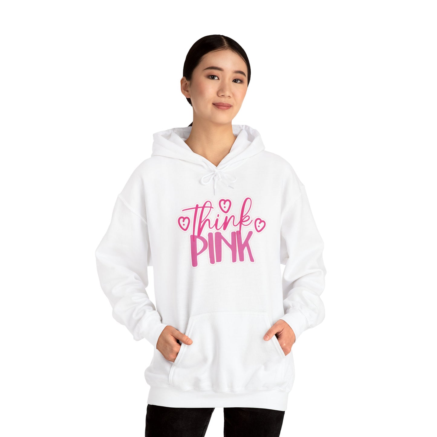 Think Pink Unisex Heavy Blend™ Hooded Sweatshirt