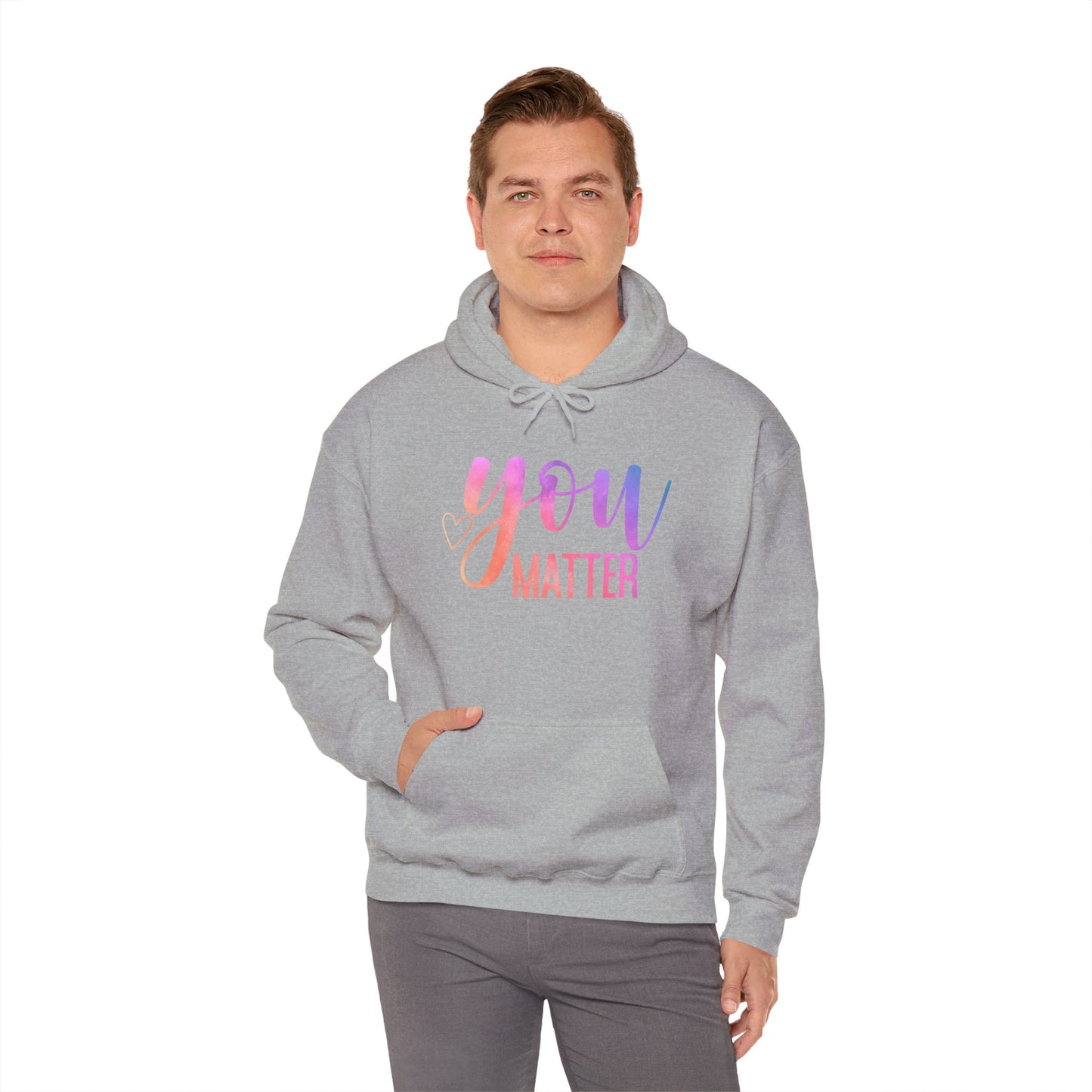 You Matter Unisex Heavy Blend™ Hooded Sweatshirt