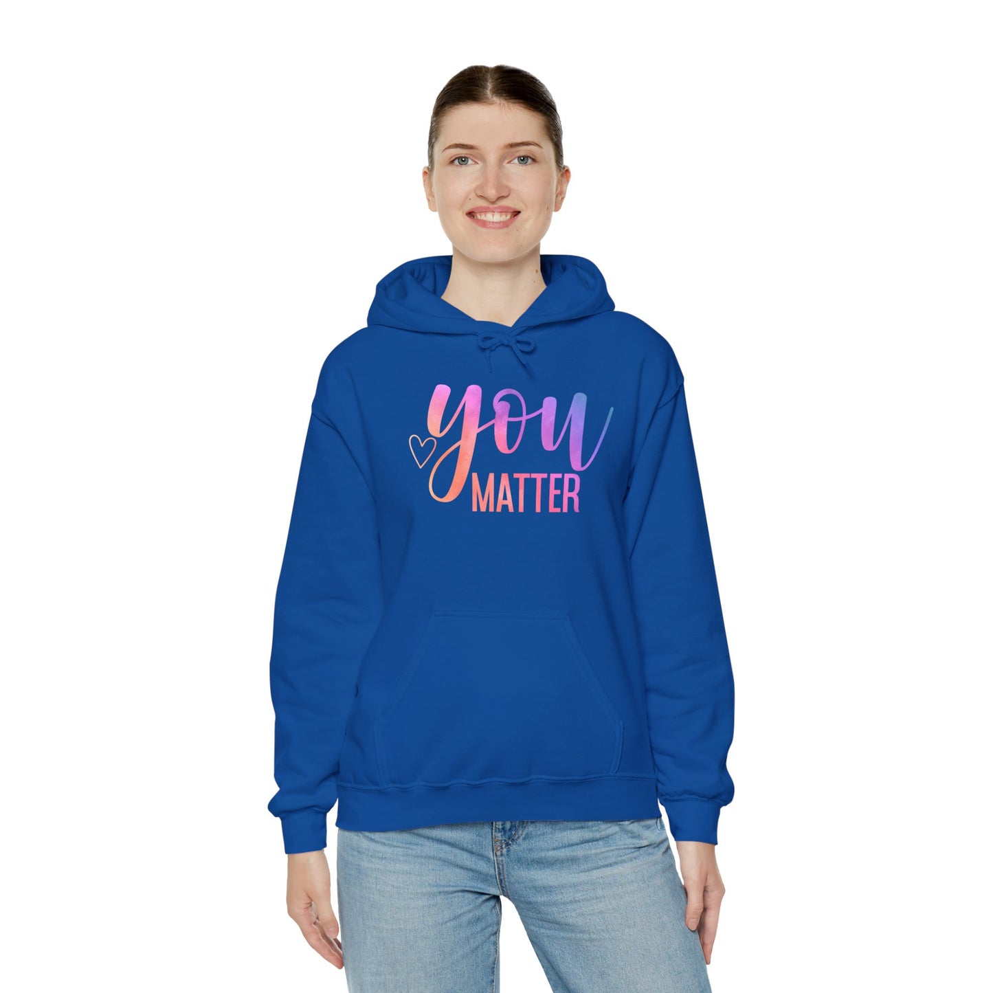 You Matter Unisex Heavy Blend™ Hooded Sweatshirt