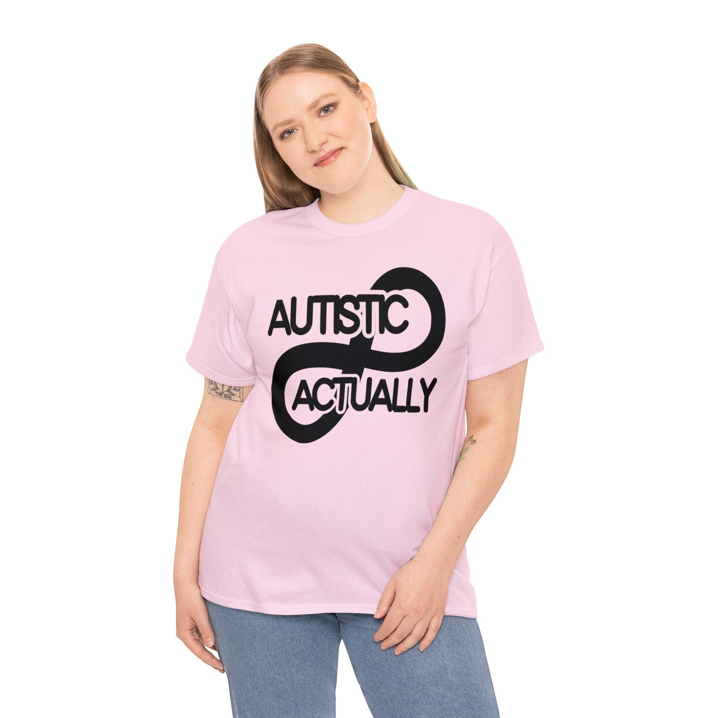 Actually Autistic Unisex Heavy Cotton Tee