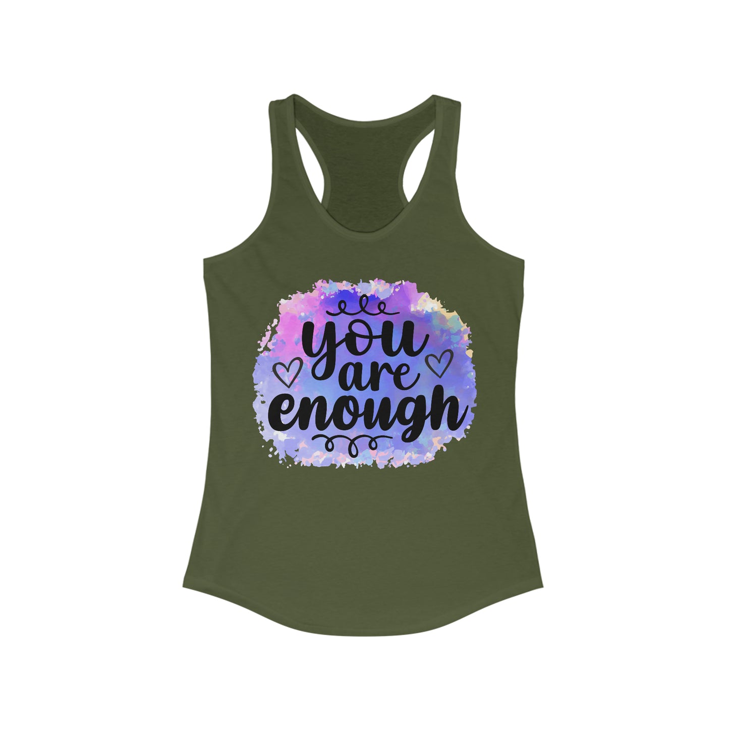 You are enough Women's Ideal Racerback Tank