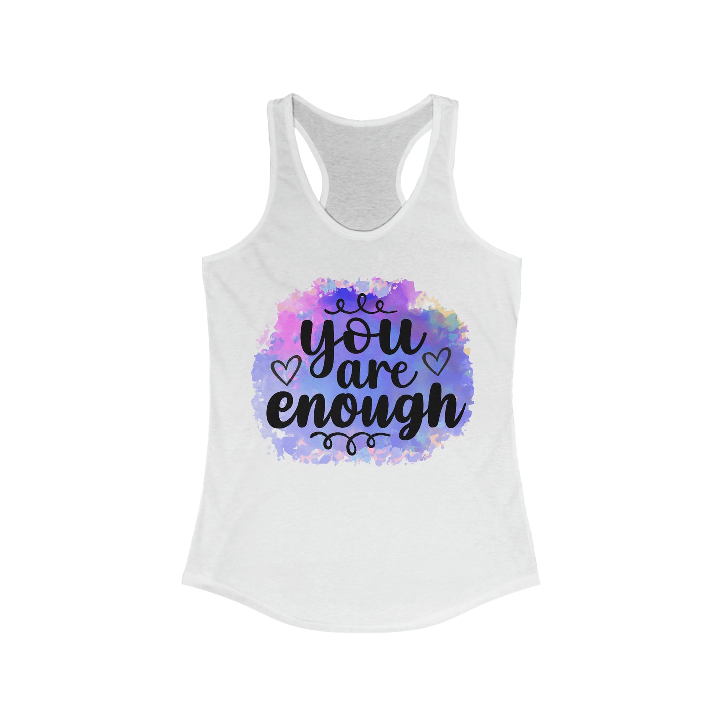 You are enough Women's Ideal Racerback Tank