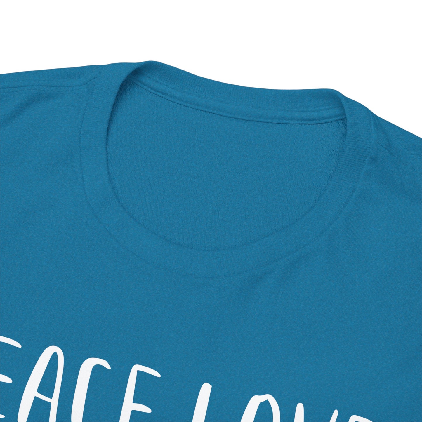 Autism Peace Love Inclusion Unisex Heavy Cotton Tee