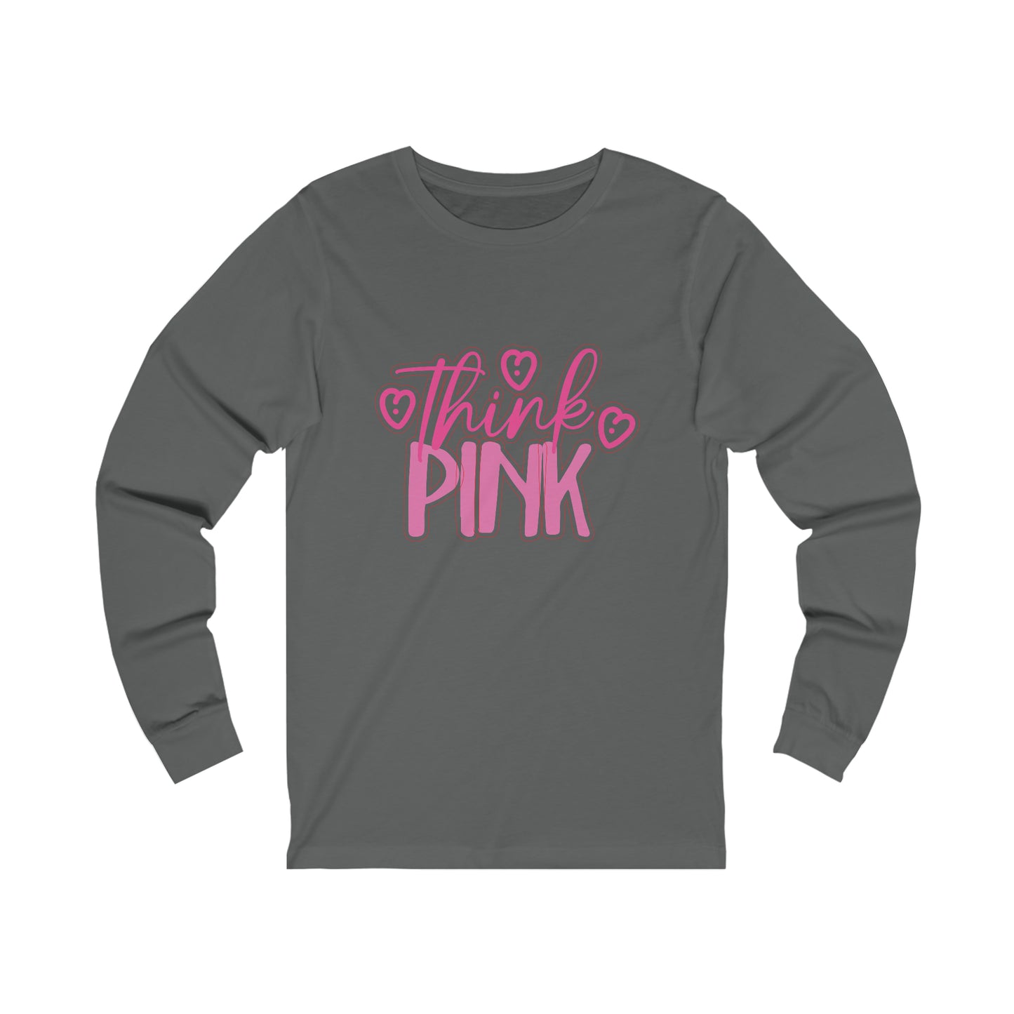 Think Pink Unisex Jersey Long Sleeve Tee