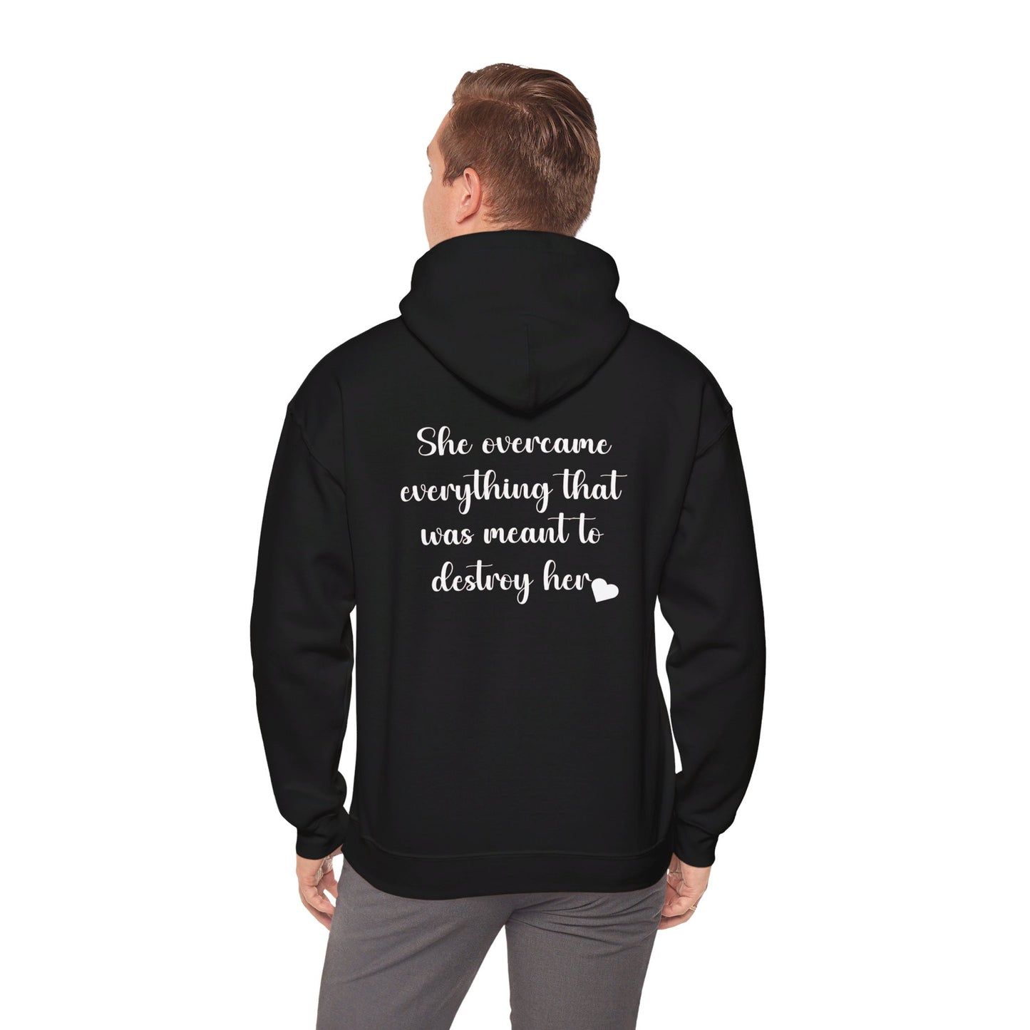 PowHERful double sided Unisex Heavy Blend™ Hooded Sweatshirt