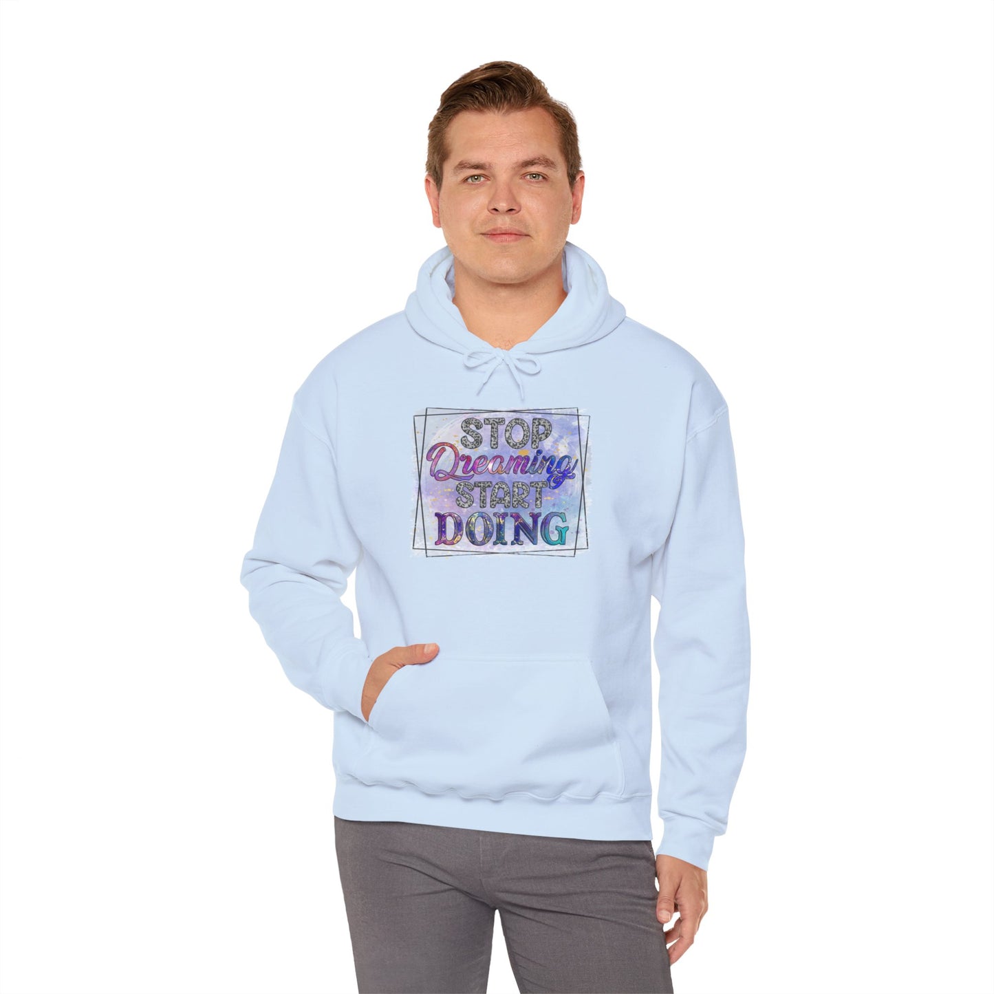 Stop Dreaming Unisex Heavy Blend™ Hooded Sweatshirt