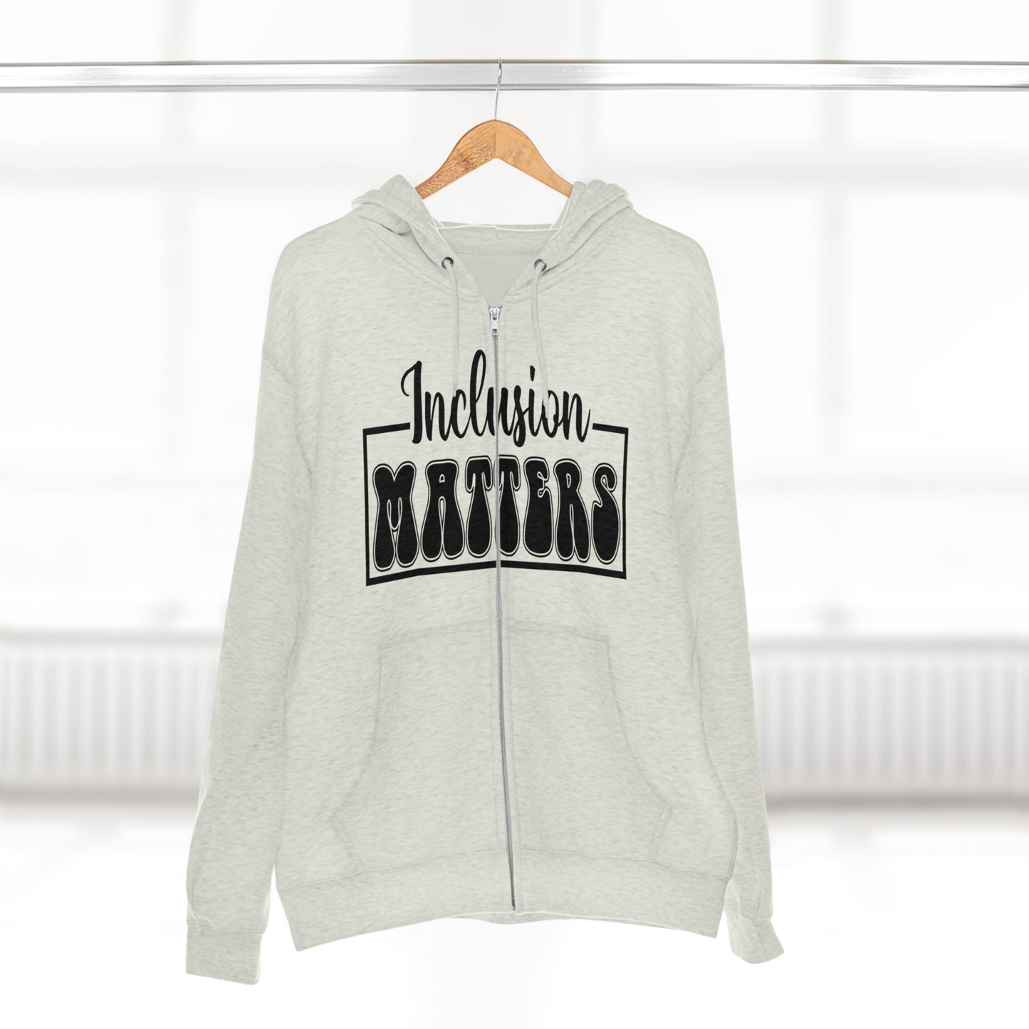 Inclusion Matters  Unisex Premium Full Zip Hoodie