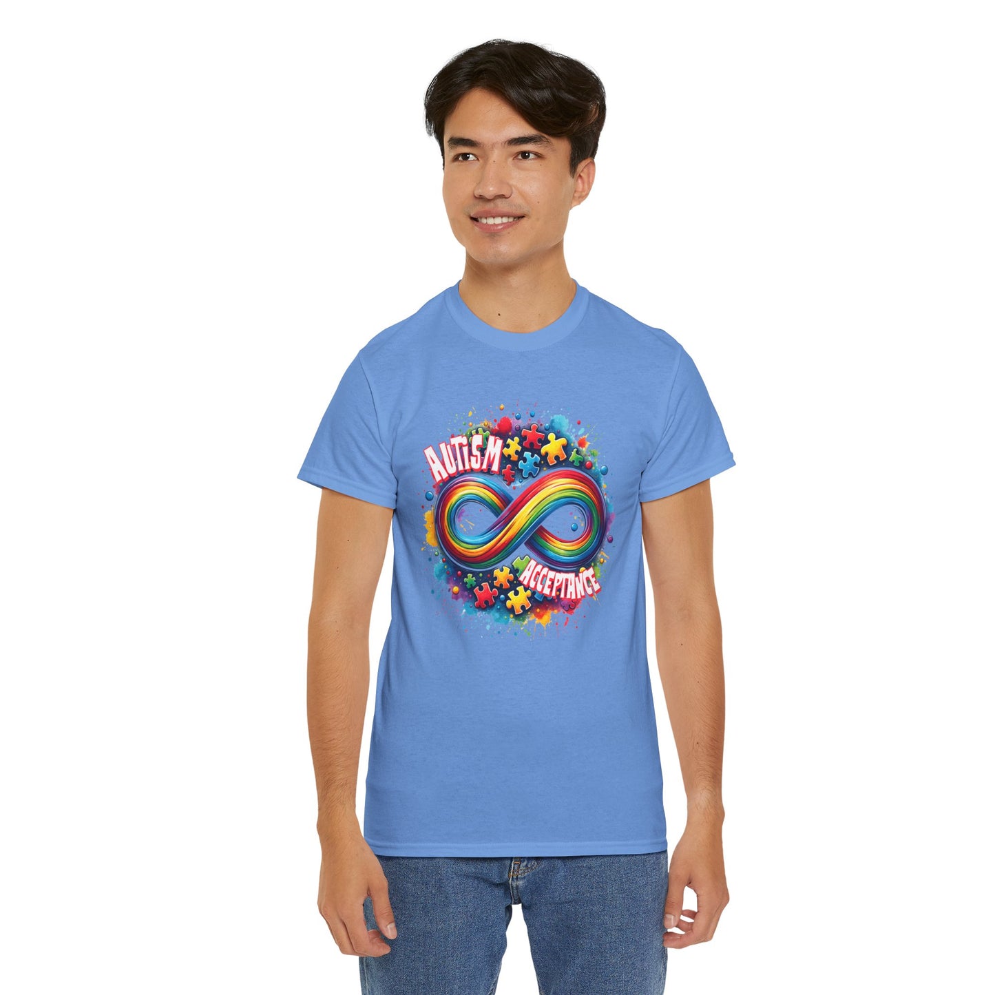 Autism Acceptance Unisex Heavy Cotton Tee