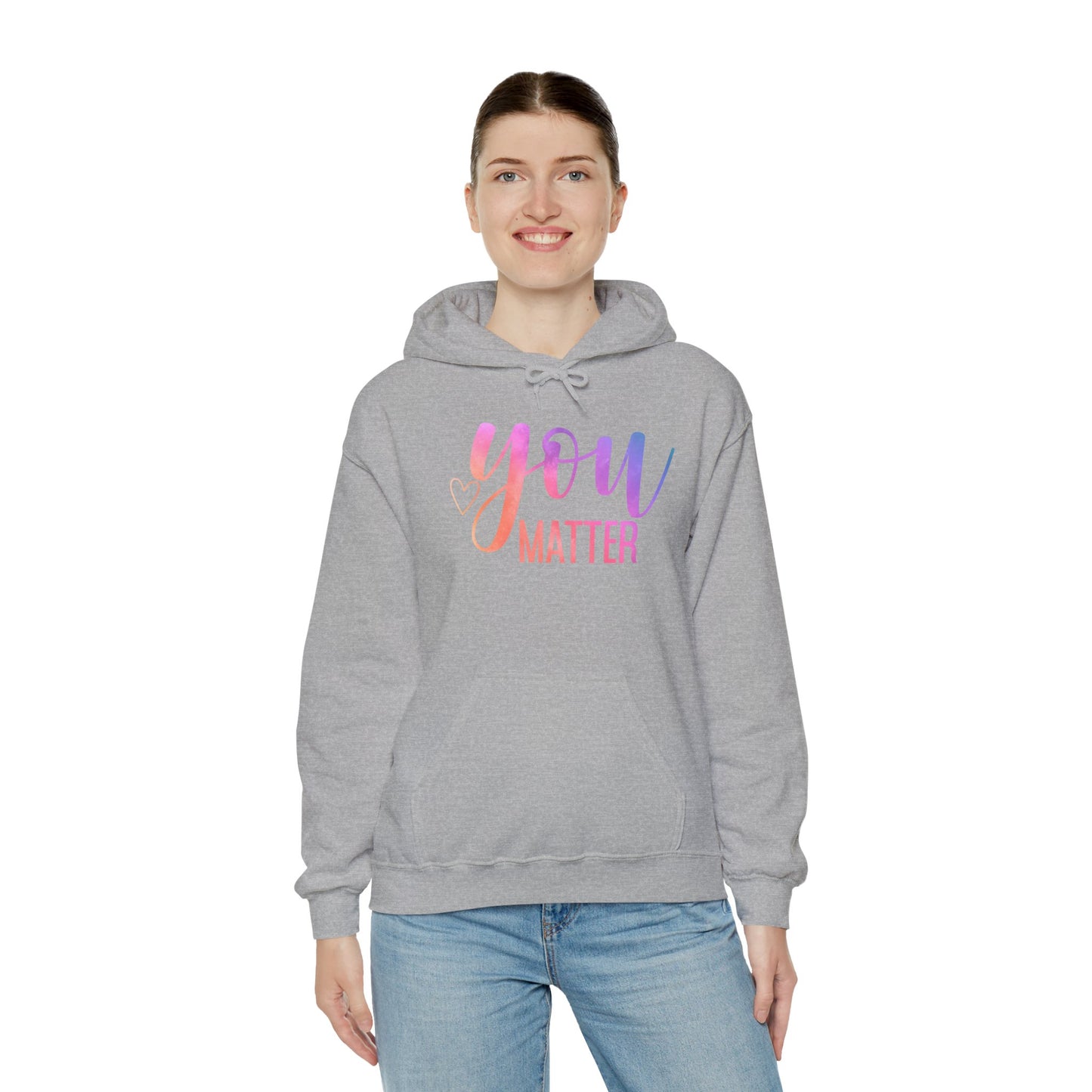 You Matter Unisex Heavy Blend™ Hooded Sweatshirt