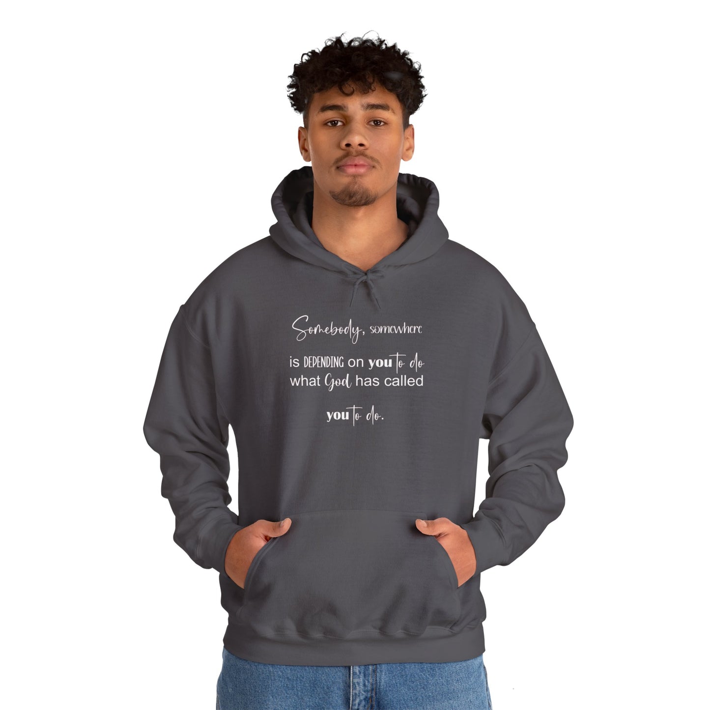 Somebody, Somewhere Unisex Heavy Blend™ Hooded Sweatshirt